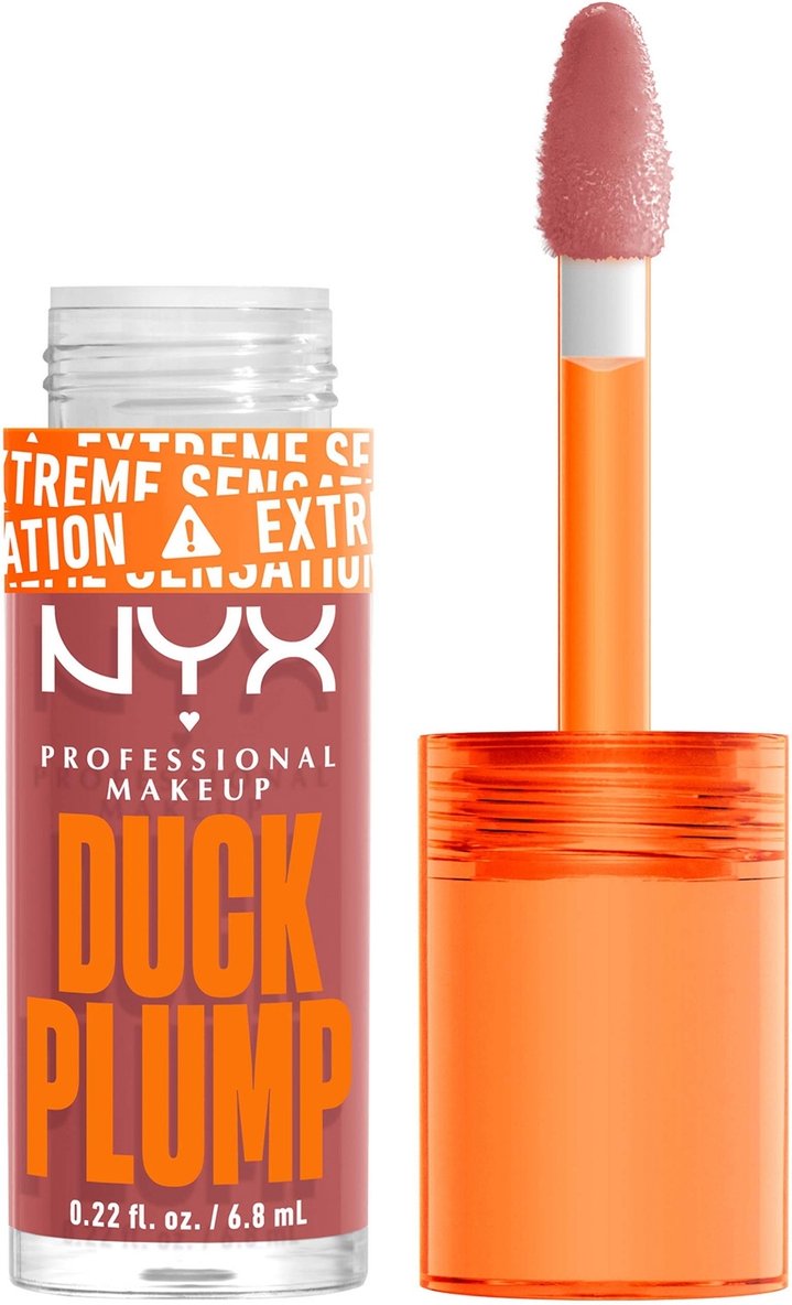 NYX Professional Makeup Duck Plump Lip Aufpolsterndes Gloss (Verschiedene Farbtöne) - Nude Swings
