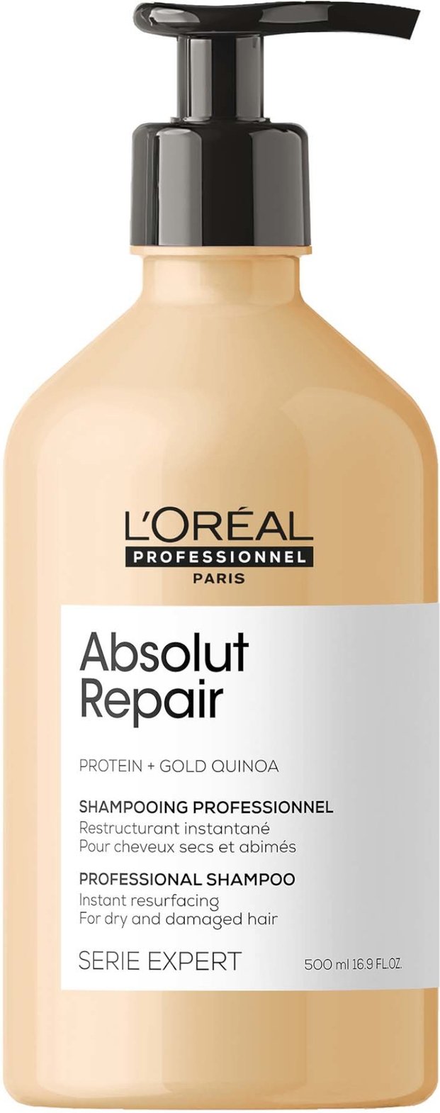 L'Oréal Professionnel Serié Expert Absolut Reparaturshampoo für Trockenes und Strapaziertes Haar 500 ml