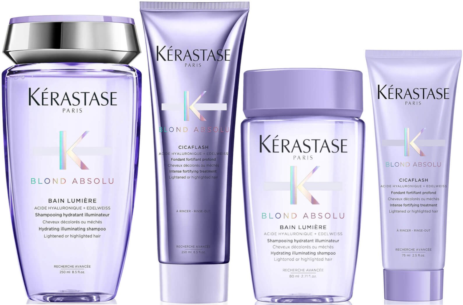 Kérastase Blond Absolu Shine and Hydrating Duo for Everyday Use and Free Travel Size Duo
