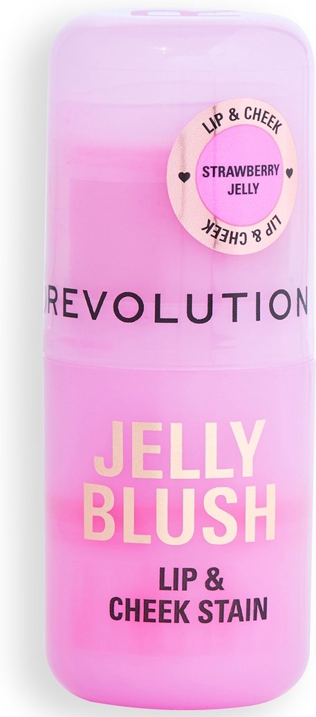 Makeup Revolution Jelly Blush Stick Lip and Cheek Stain 5.5g (Various Shades) - Strawberry Pink