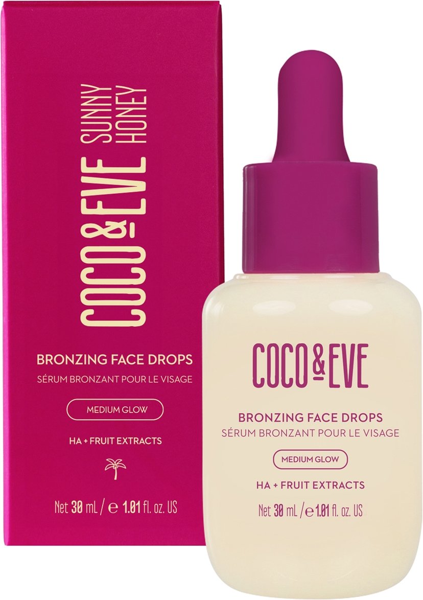 Coco & Eve Bronzing Face Drops (Medium Glow) 30ml
