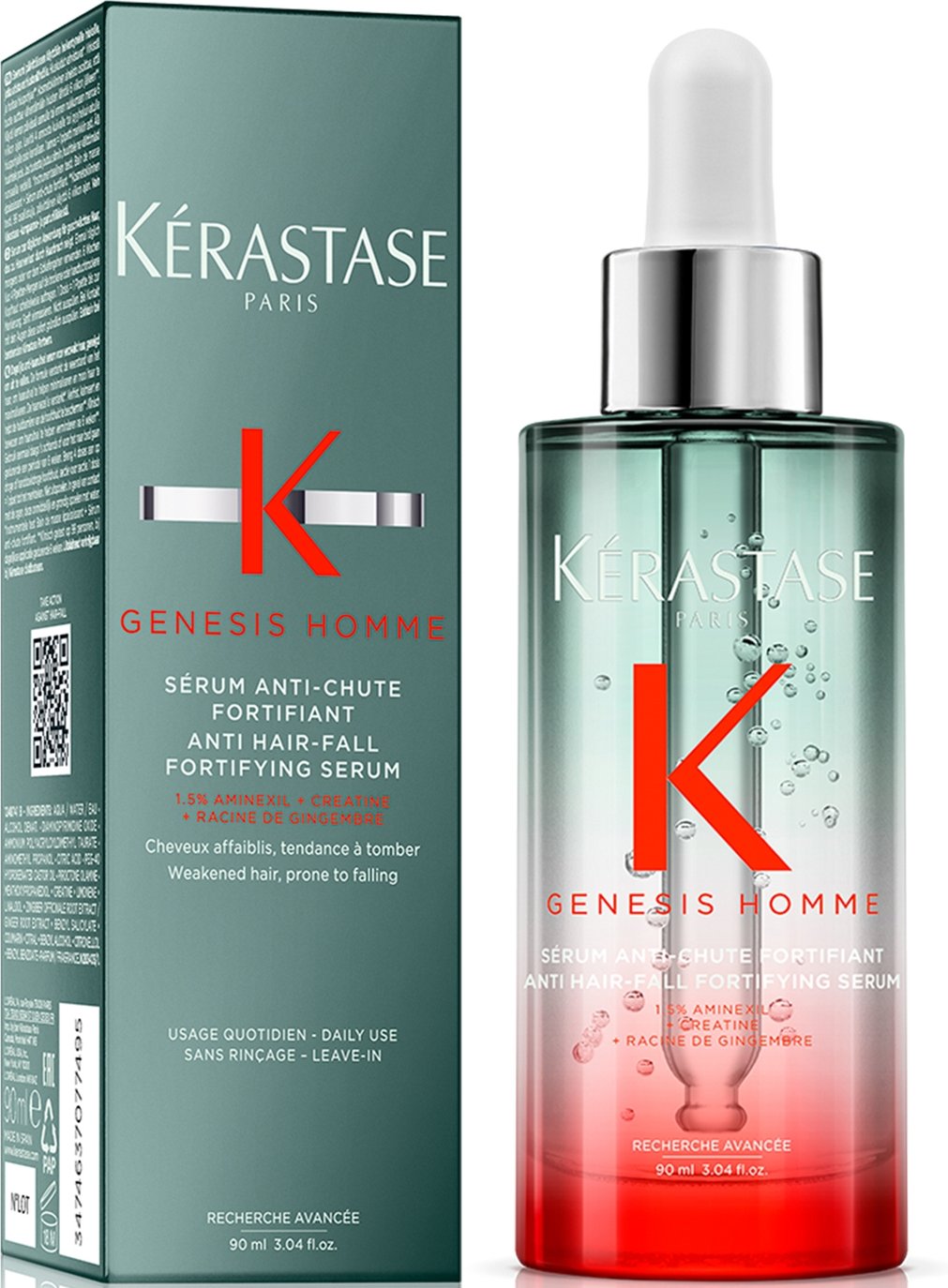 Kérastase Genesis Homme Täglich Stärkendes Serum Gegen Haarausfall 90 ml
