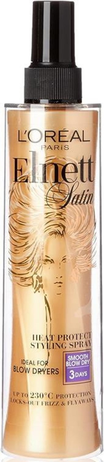 L'Oreal Paris Elnett Satin Heat Protect Spray - Straight (170 ml)