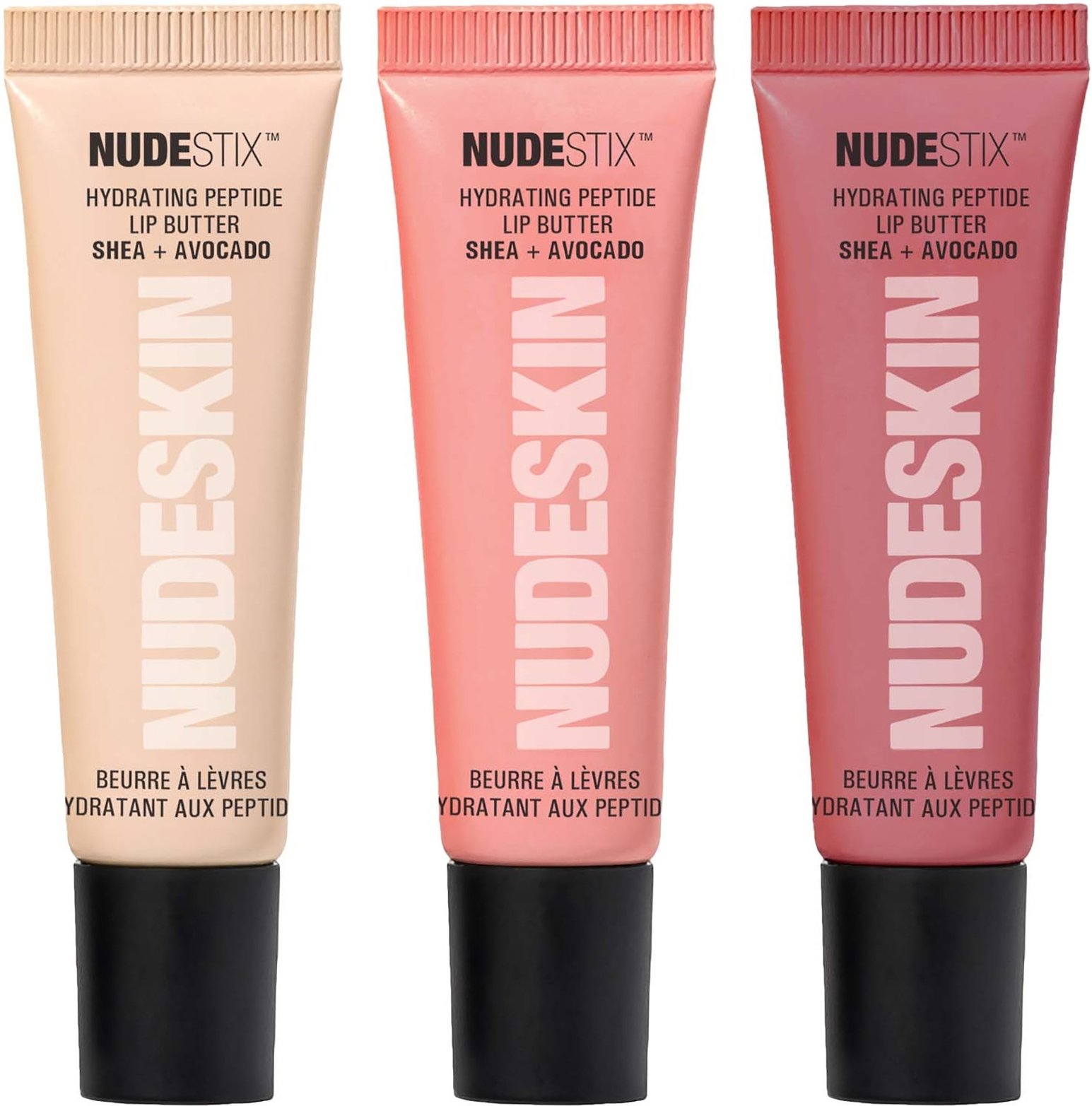 NUDESTIX Hydrating Peptide Lippenbutter 3er-Set