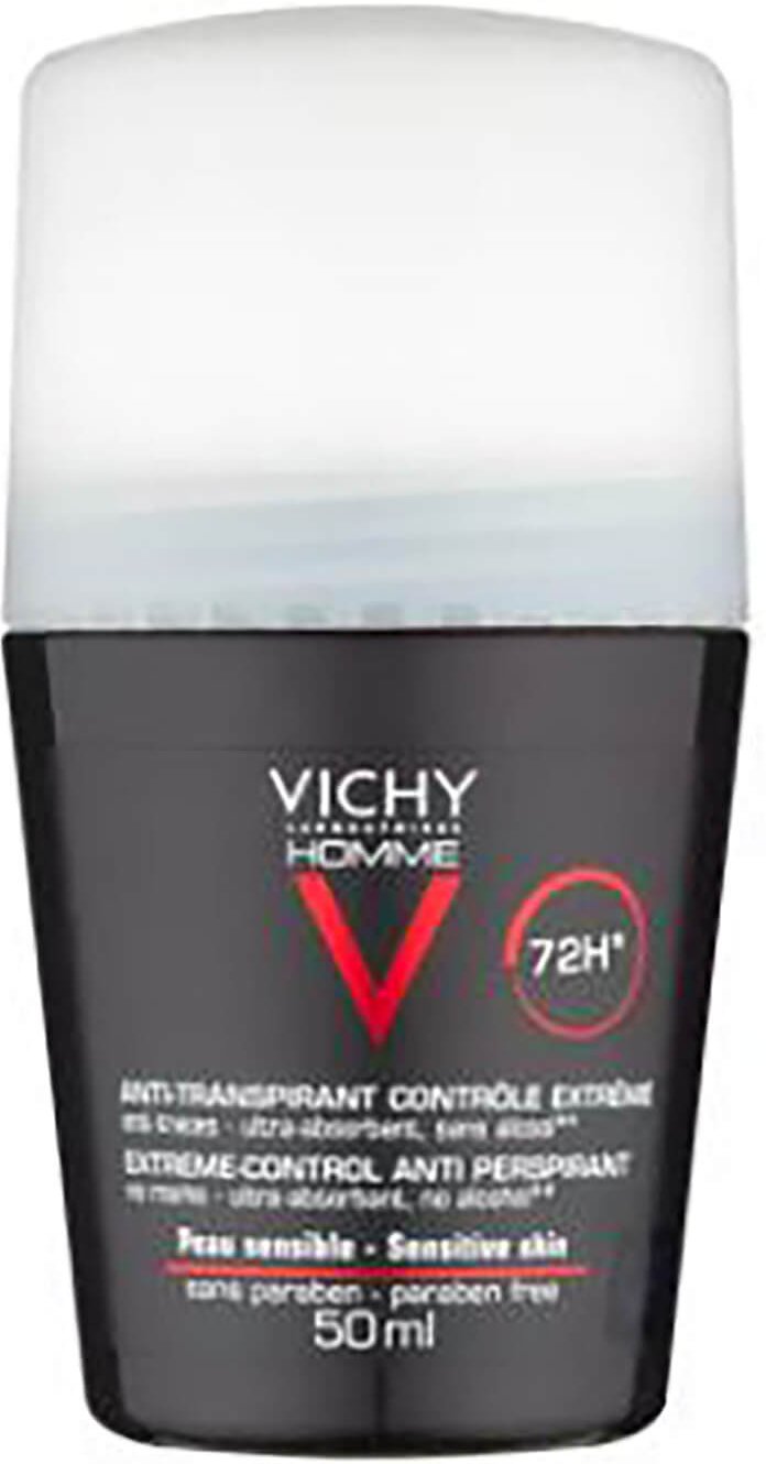 Thumbnail - Vichy Homme Men's Deodorant Extreme-Control Anti-Perspirant Roll-On Sensitive Skin 50 ml