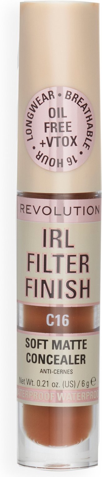 Makeup Revolution IRL Filter Finish Concealer 6 g (Verschiedene Farbtöne) - C16