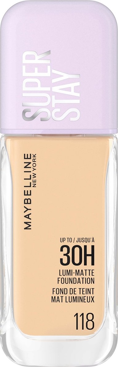 Maybelline Super Stay up to 30H Lumi-Matte Foundation 35ml (Various Shades) - 118