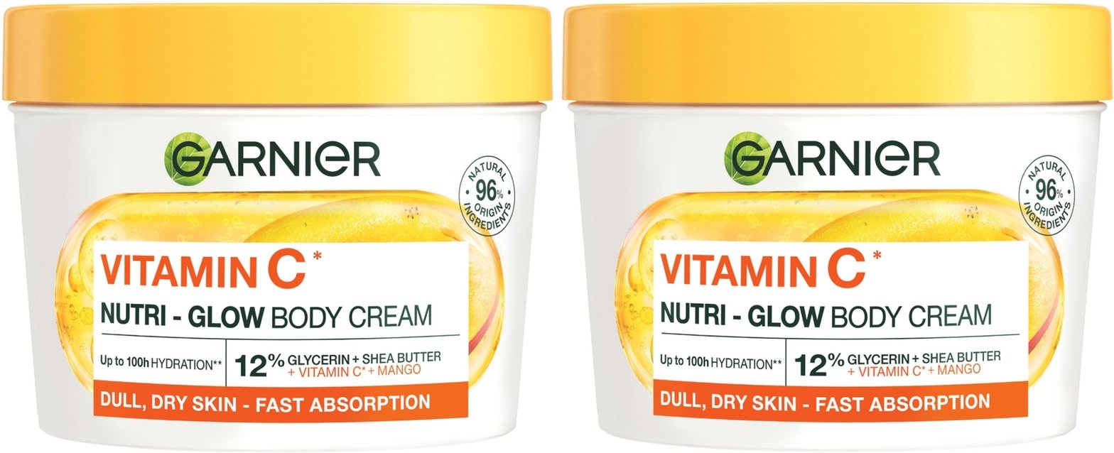 Garnier Body Superfood, Nourishing Body Cream Duos - Vitamin C and Mango
