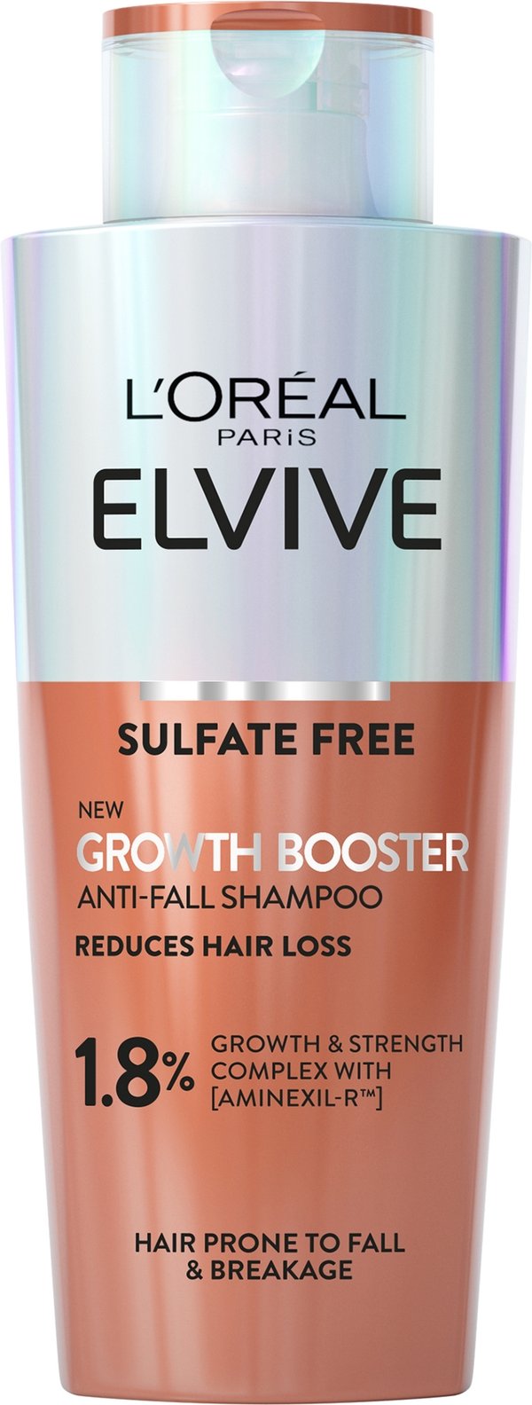L'Oreal Paris Elvive Growth Booster Shampoo, Anti Hair Loss, 200ml
