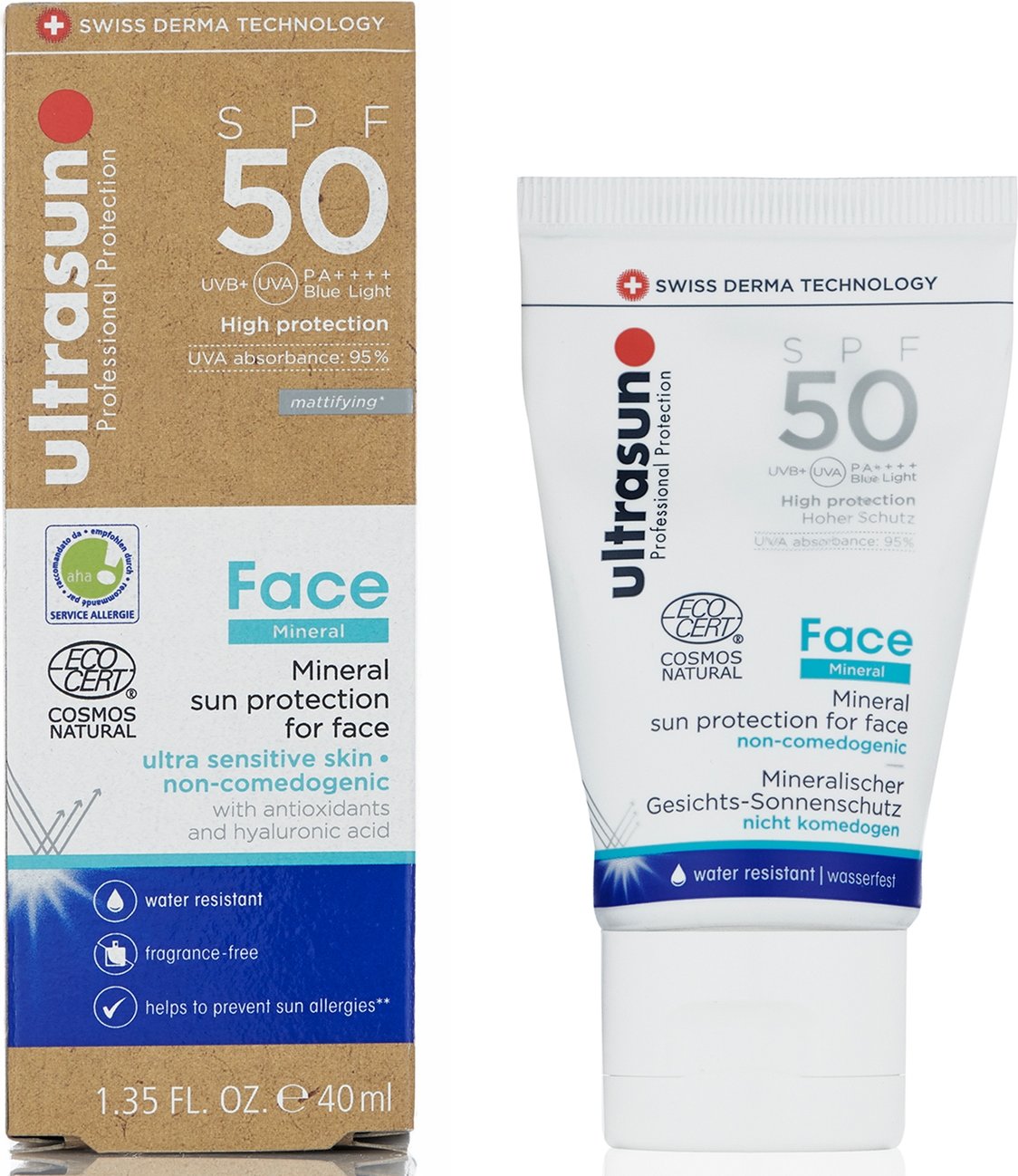 Ultrasun Mineral Face SPF50 40ml