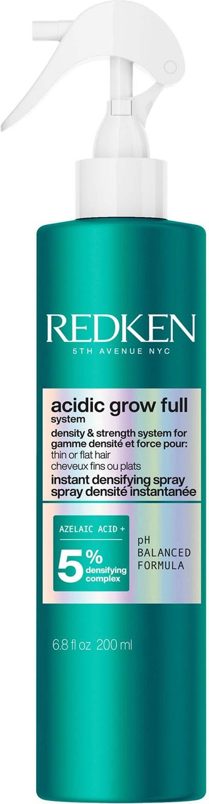 Redken Acidic Grow Full System Instant Densifying Spray for Thin Hair, Strengthens & Thickens