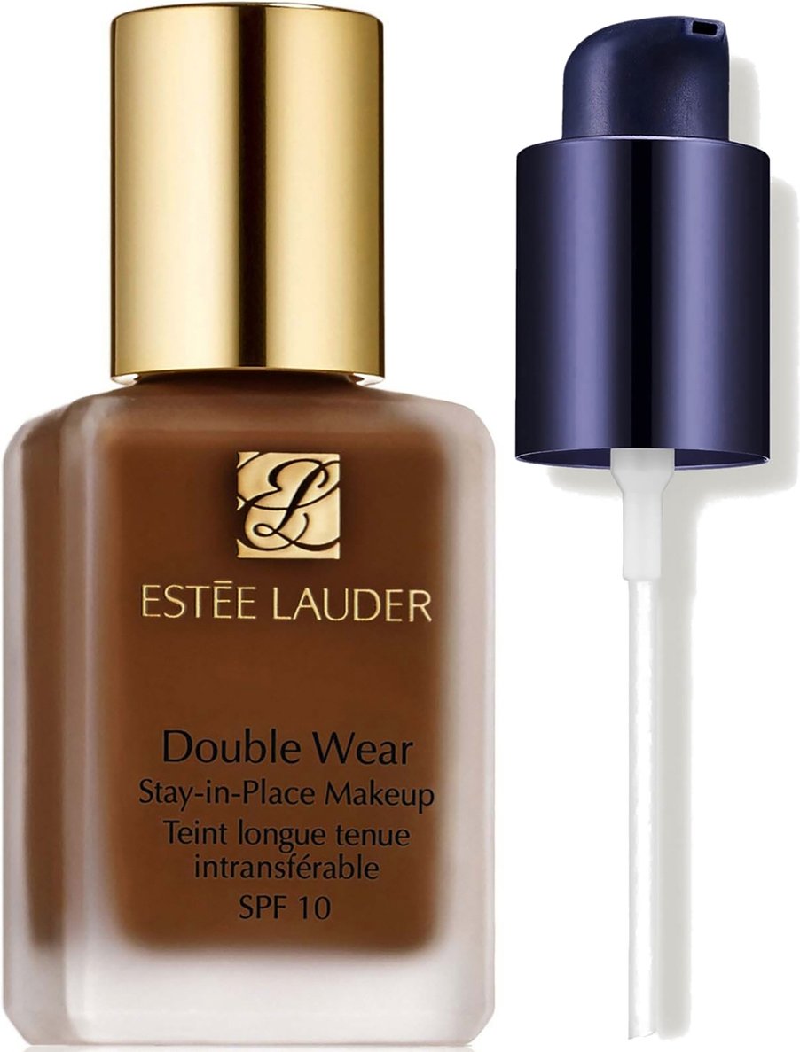 Estee Lauder Double Wear Stay-in-Place Makeup With Makeup Pump Bundle (Various Shades) - 7C1 Rich Mahogany