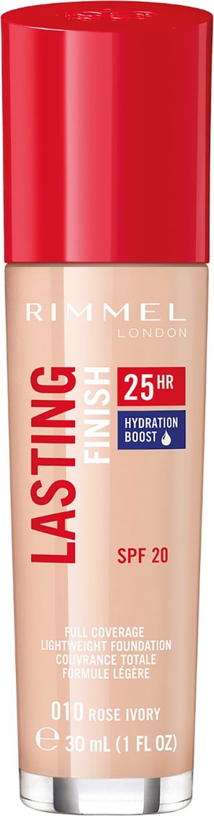 Rimmel London Lasting Finish 25H With Comfort Serum Foundation - Rose Ivory
