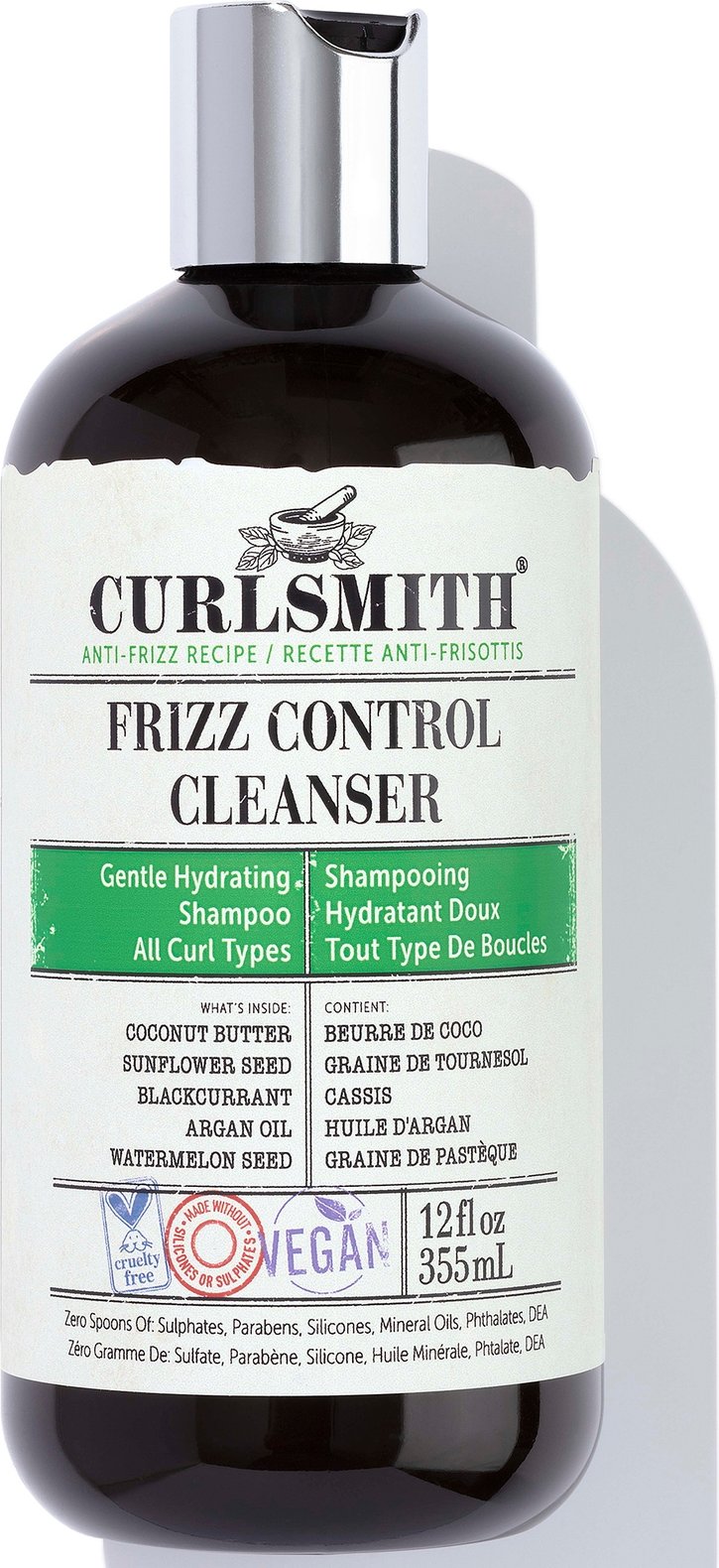 Curlsmith Frizz Control-Reiniger Originalgröße 360 ml