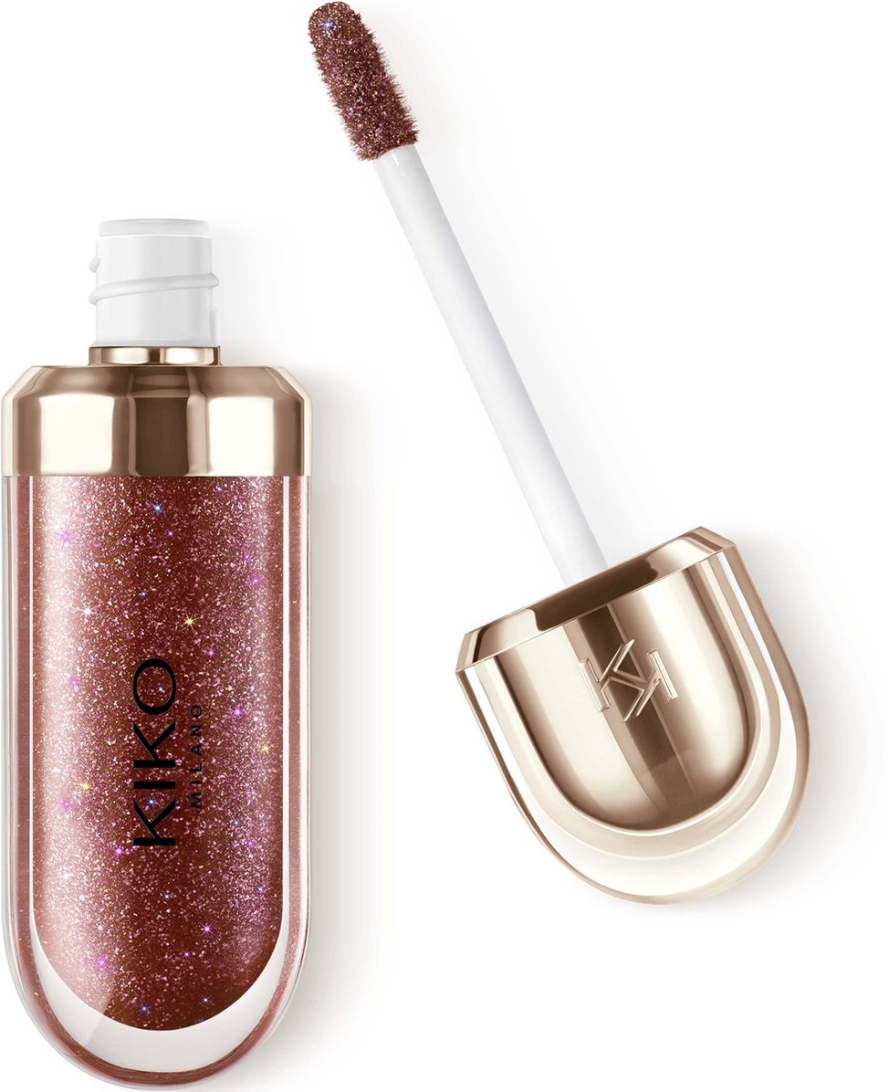 KIKO Milano 3D Hydra Lipgloss – Limitierte Edition 6,5 ml (Verschiedene Farbtöne) - 44 Disruptive Brown