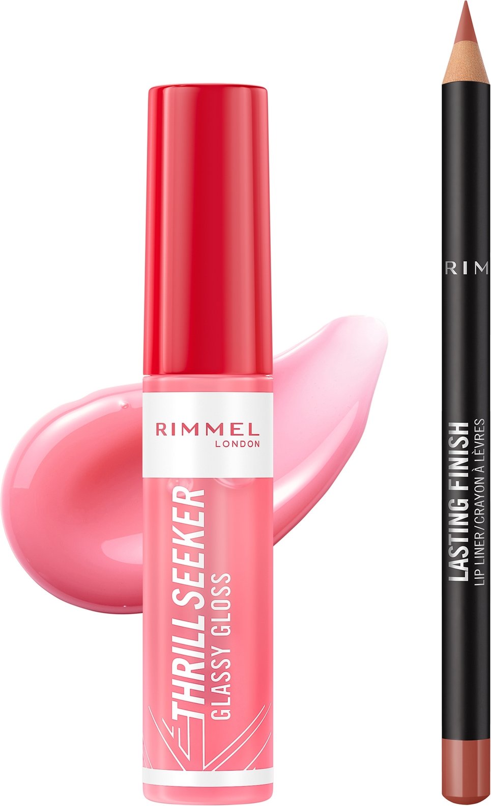 Rimmel Thrill Seeker Glassy Gloss and Lasting Finish Lip Liner (Various Shades) - 500 Pine to the Apple