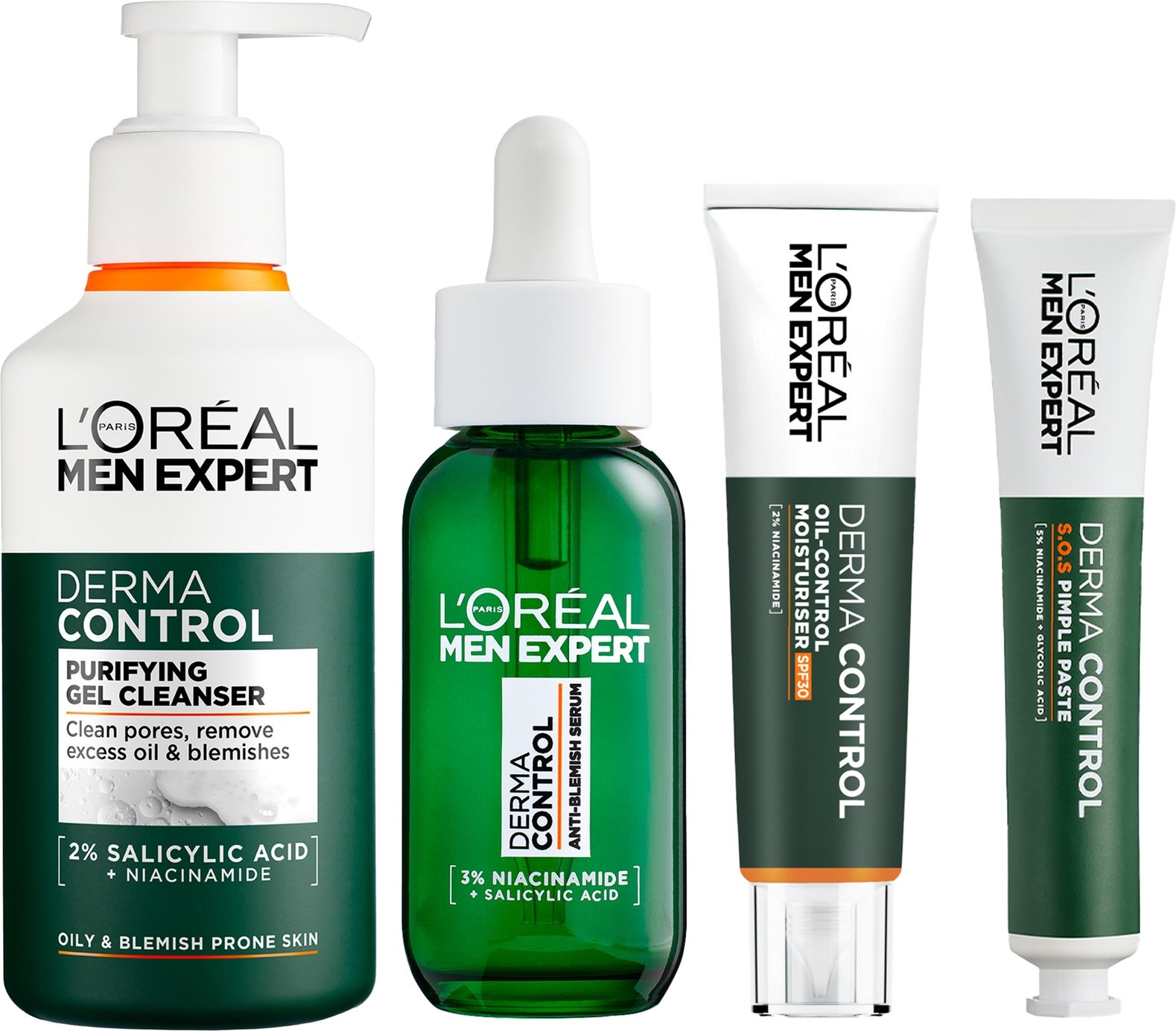 L'Oréal Paris Men Expert Derma Control Routine Bundle