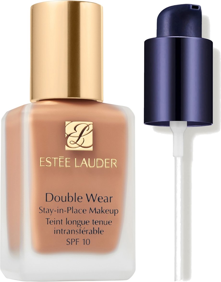 Estee Luader Double Wear Stay-in-Place Makeup With Makeup Pump Bundle (Various Shades) - 2N1 Desert Beige