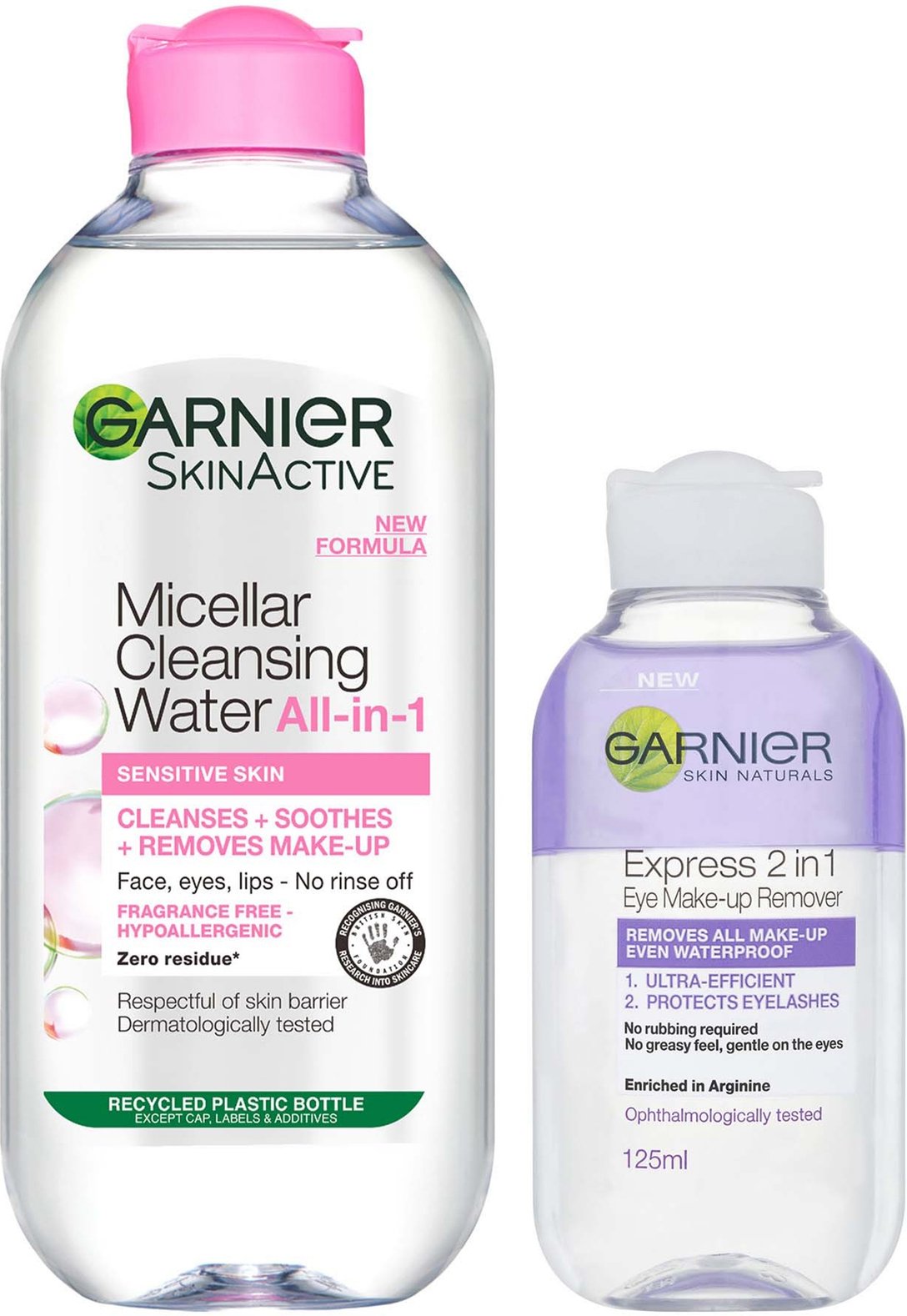 Garnier Micellar Water and Makeup Remover for Sensitive Skin Kit Exclusive