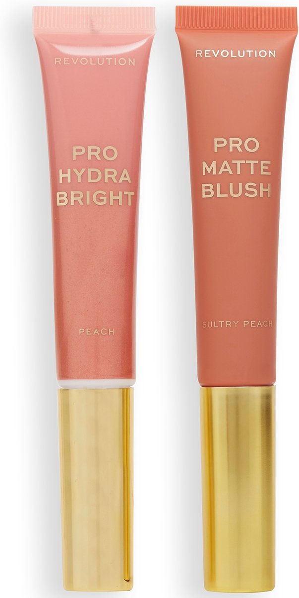 Revolution Pro Blush Duo (Various Shades) - Peach