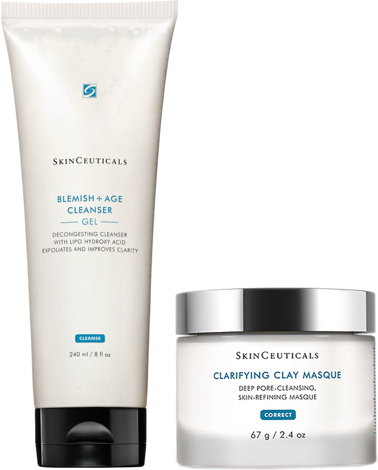 SkinCeuticals Cleanse and Mask Duo for Blemish-Prone Skin