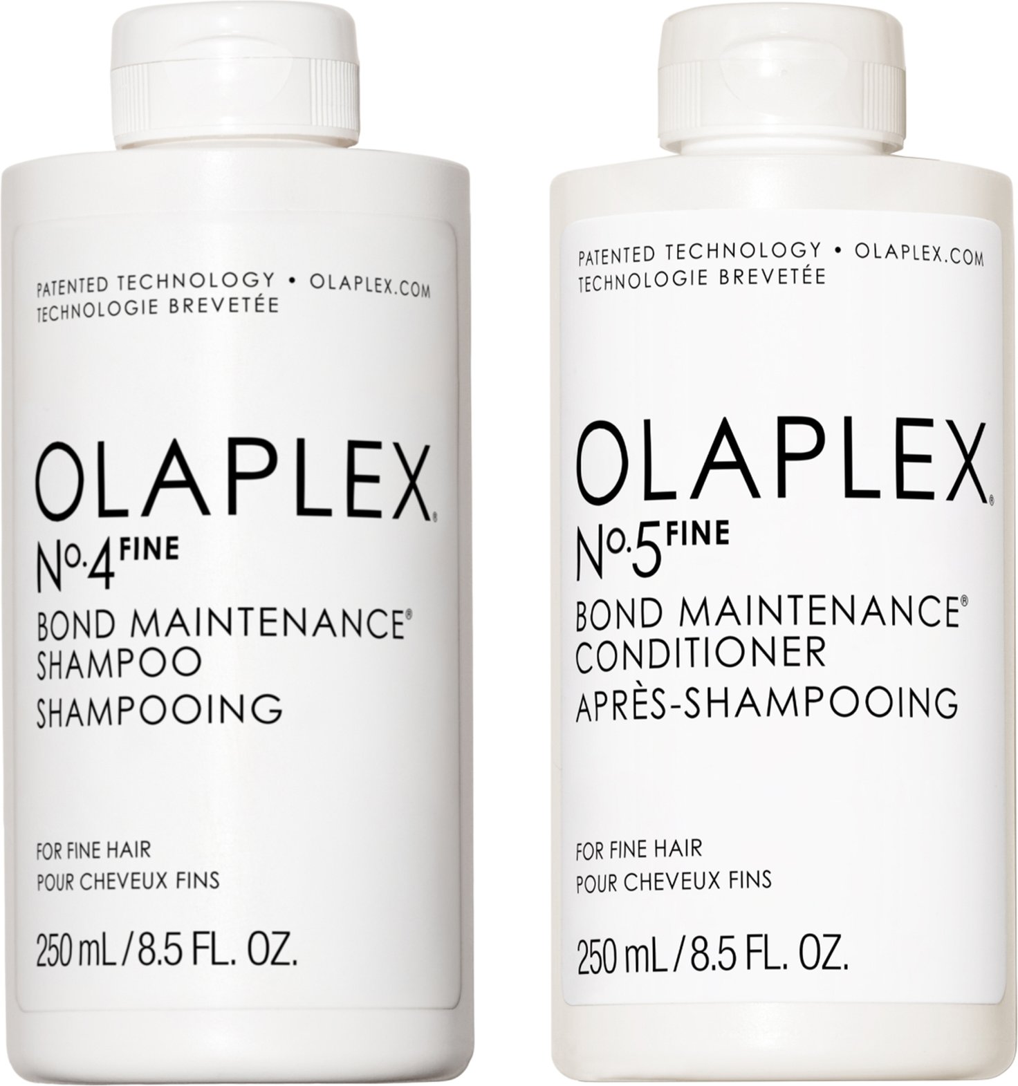 Olaplex No.4 and No.5 Fine Shampoo and Conditioner Duo 250ml