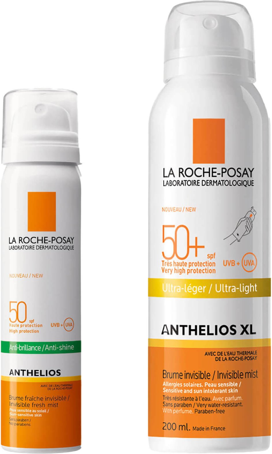 La Roche Posay Sun Protection Mist Face + Body Expert Bundle
