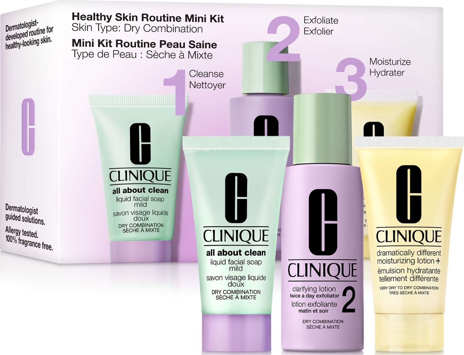 Clinique Healthy Skin Routine Mini Kit Skin Type: Dry Combination