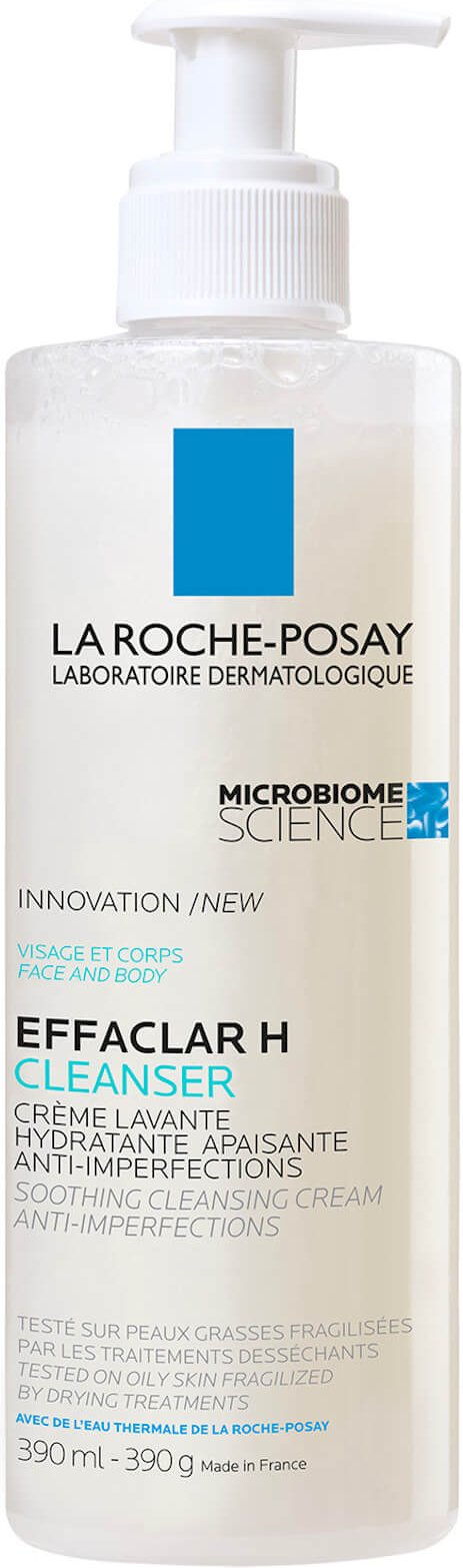 La Roche-Posay Effaclar H Cleansing Cream for Sensitive Blemish-Prone Skin 390ml