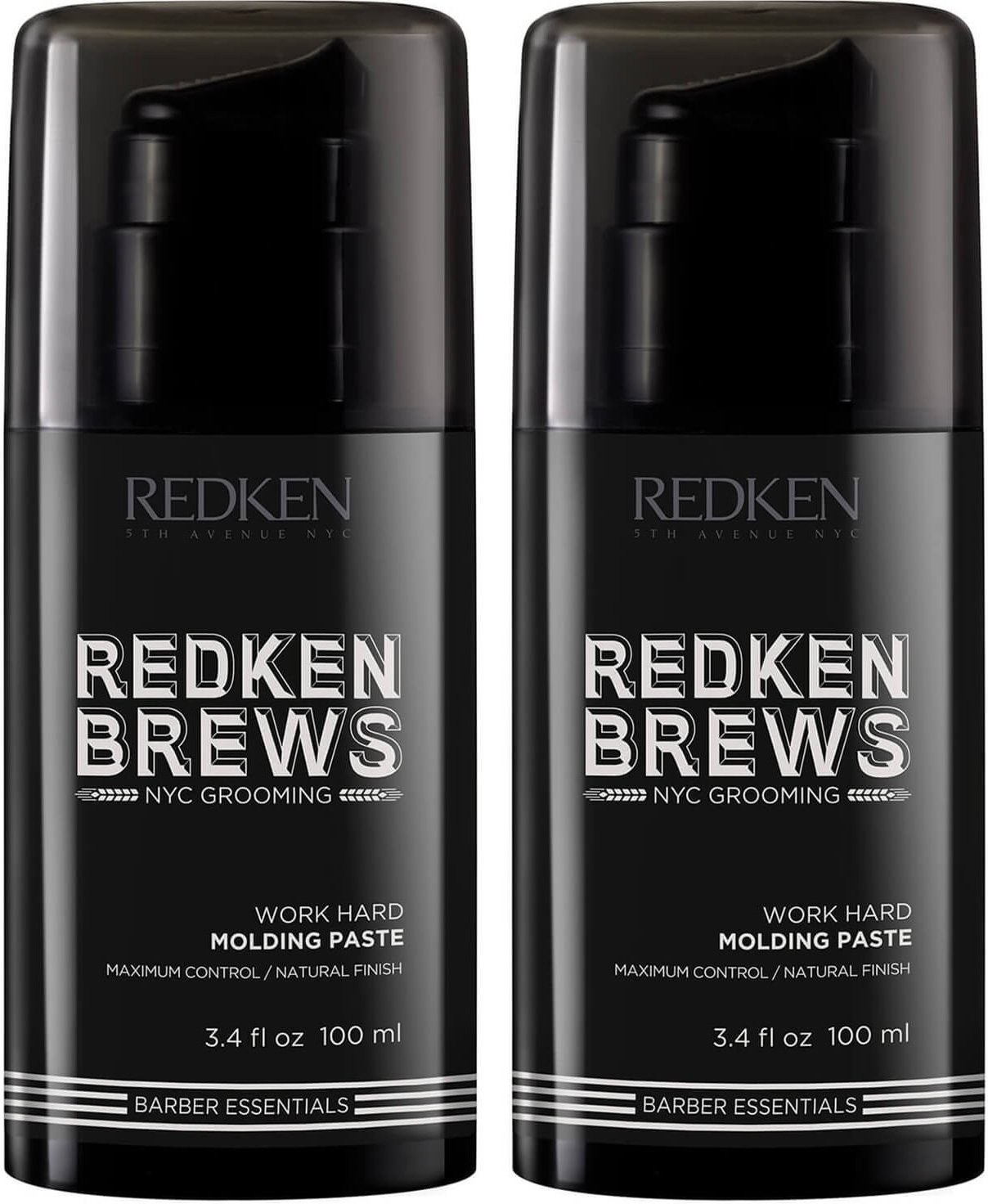 Redken Brews Men's Work Hard Molding Paste Duo
