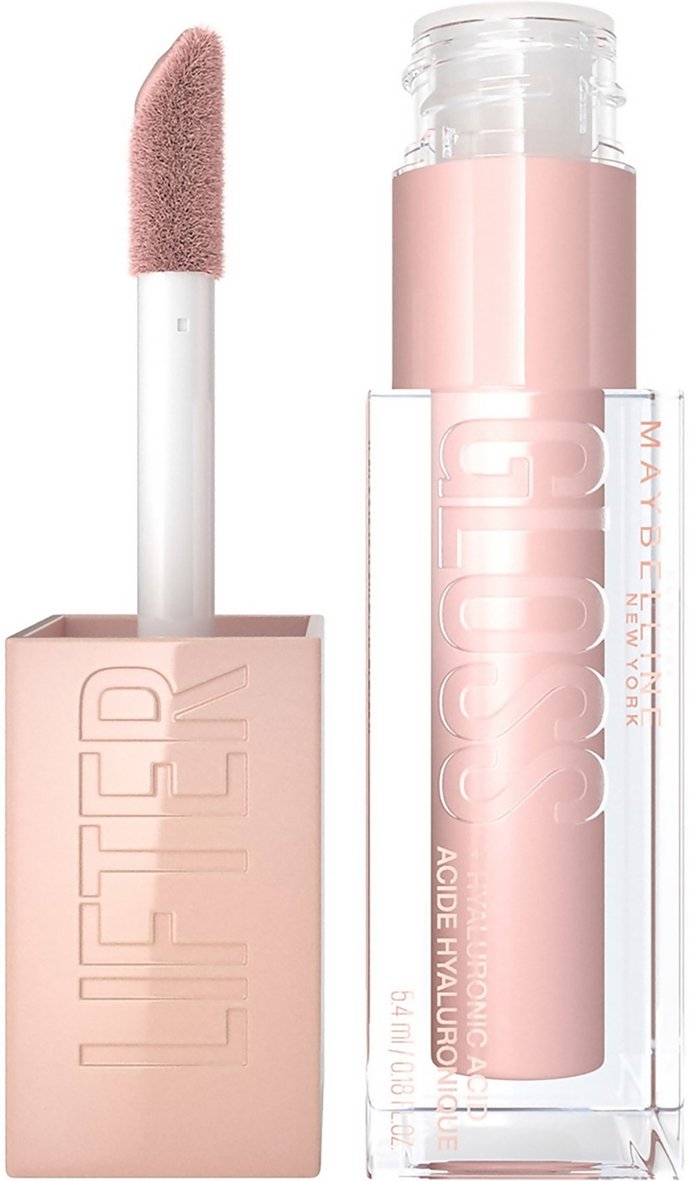 Maybelline Lifter Gloss Hydrating Lipgloss mit Hyaluronsäure 5 g (Verschiedene Farbtöne) - 002 Ice