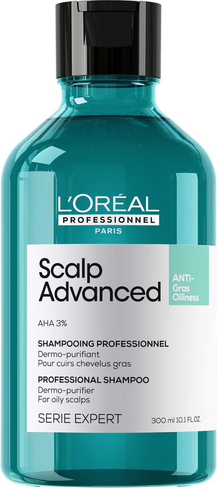 L'Oréal Professionnel Serié Expert Fortschrittliches Anti-Fettigkeit Hautreinigendes Kopfhaut-Shampoo 300 ml