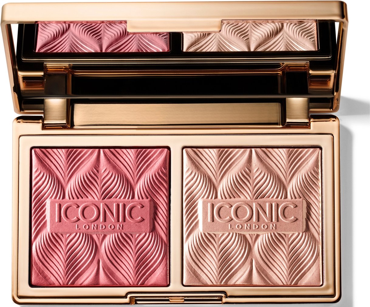 ICONIC London Seidenglanz-Duo – Rosa Glanz