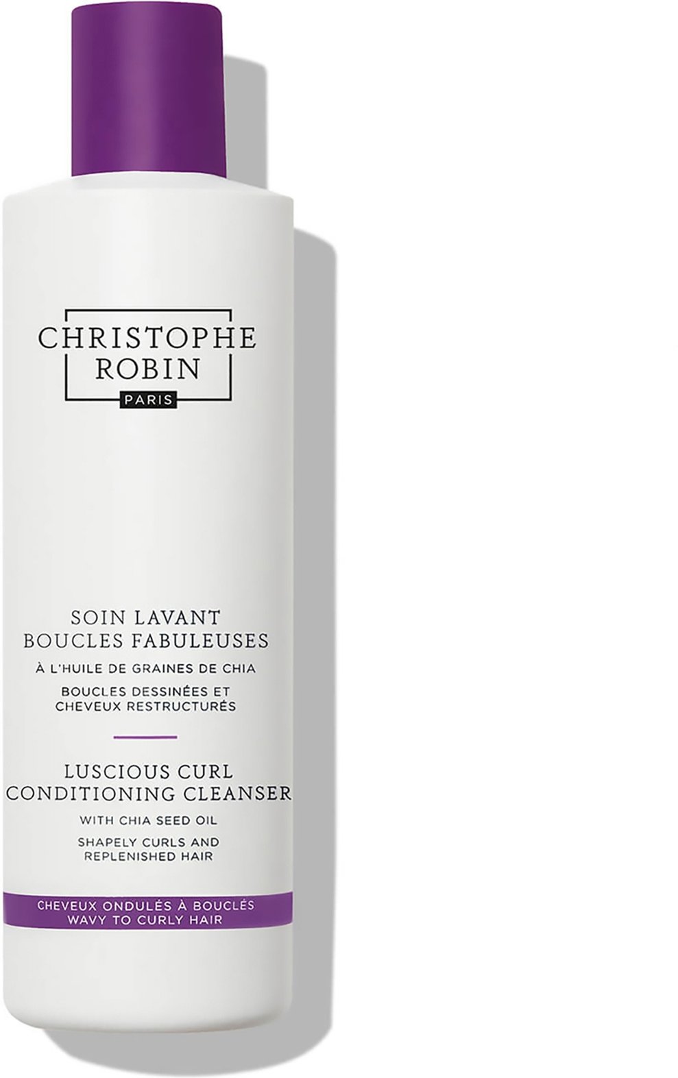 Christophe Robin Luscious Curl Conditioning Cleanser with Chia Seed Oil 250ml
