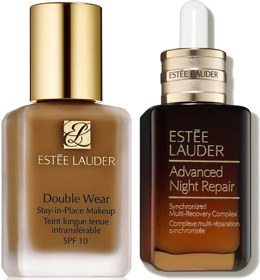 Estee Lauder Double Wear Stay-in-Place Makeup & Advanced Night Repair Serum Bundle (Various Shades) - 6N2 Truffle