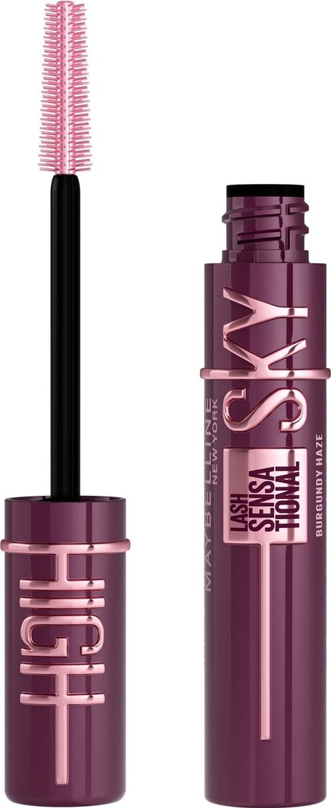 Maybelline Lash Sensational Sky High Volumizing and Thickening Eyelash Lengthening Mascara - Burgundy Haze