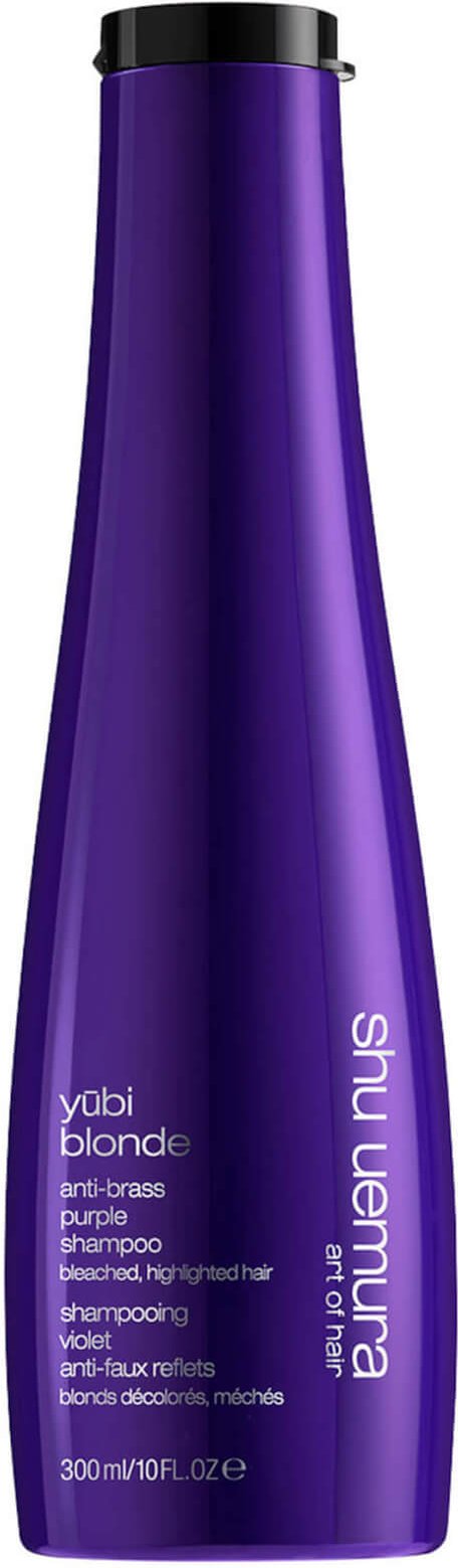 Shu Uemura Art of Hair Yubi Blonde Anti-Brass Purple Shampoo für gebleichtes, gesträhntes blondes Haar 300 ml