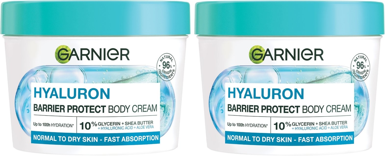 Garnier Body Superfood, Nourishing Body Cream Duos - Aloe Vera & Magnesium