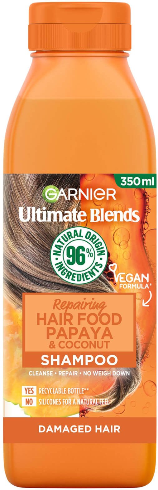 Garnier Ultimate Blends Repairing Hair Food Papaya Shampoo For Damaged Hair 350 ml