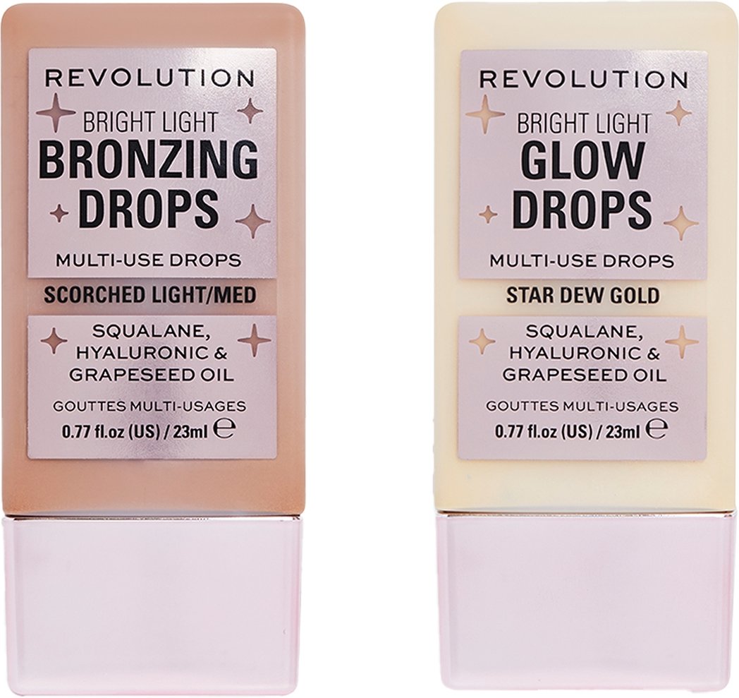 Thumbnail - Makeup Revolution Bronze and Glow Drop Duo (Various Shades) - Bronze Scorched