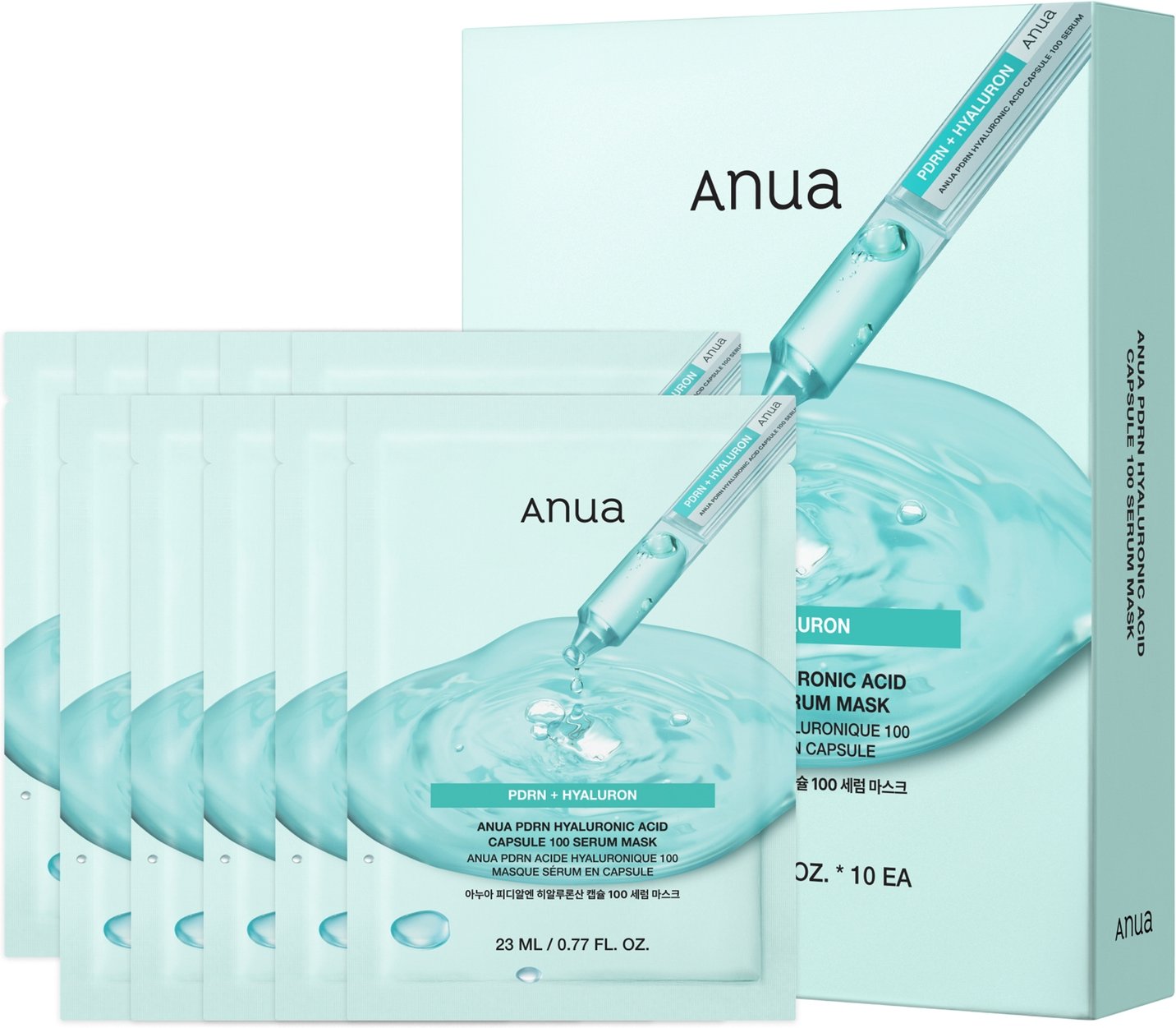 Anua PDRN Hyaluronic Acid Capsule 100 Serum Mask 23ml