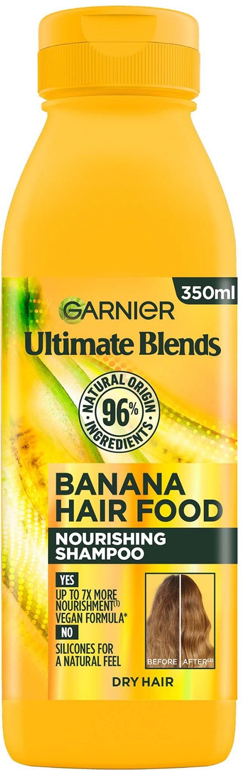 Garnier Ultimate Blends Nourishing Hair Food Bananen-Shampoo für Trockenes Haar 350 ml