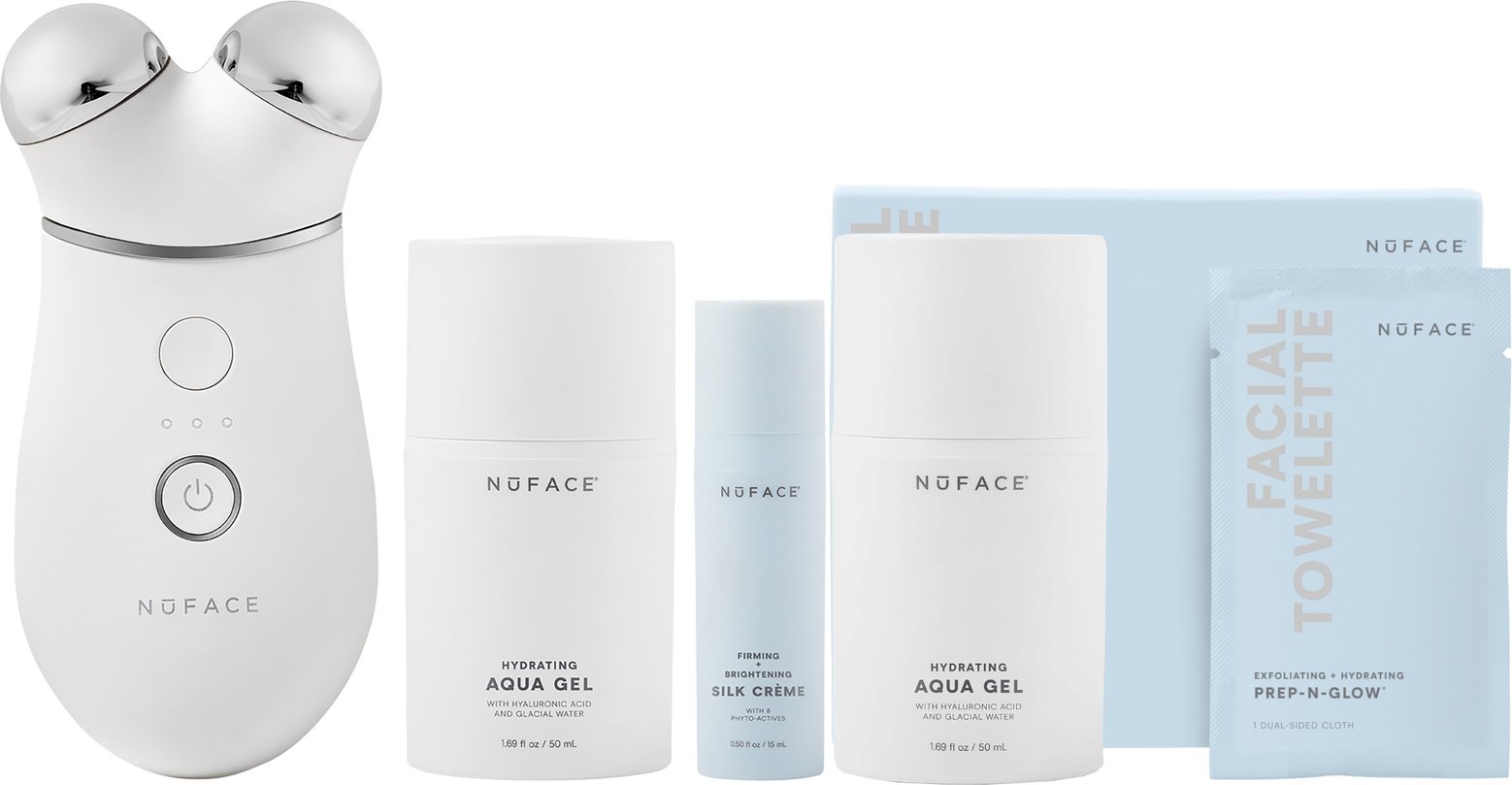 NuFACE TRINITY+ Smart Facial Toning Device Travel Set