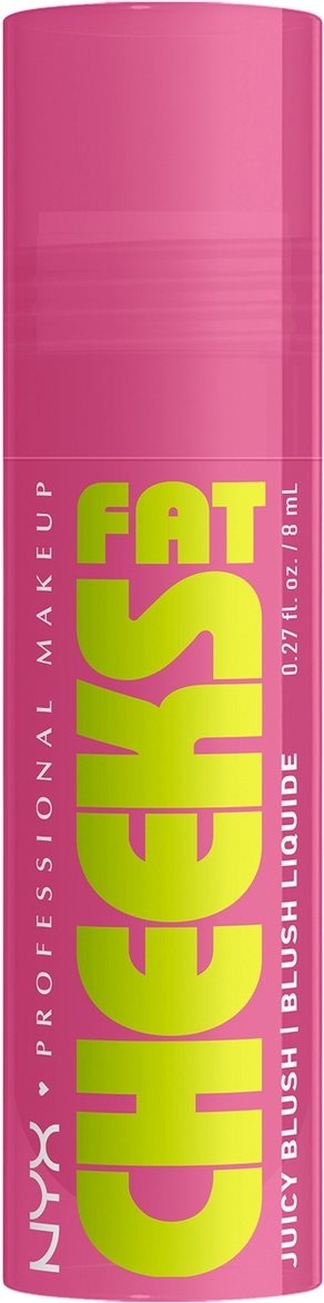 NYX Professional Makeup Fat Cheeks Juicy Blush, Liquid Blush, up to 12H Wear, Product Does Not Fade (various shades) 8ml...