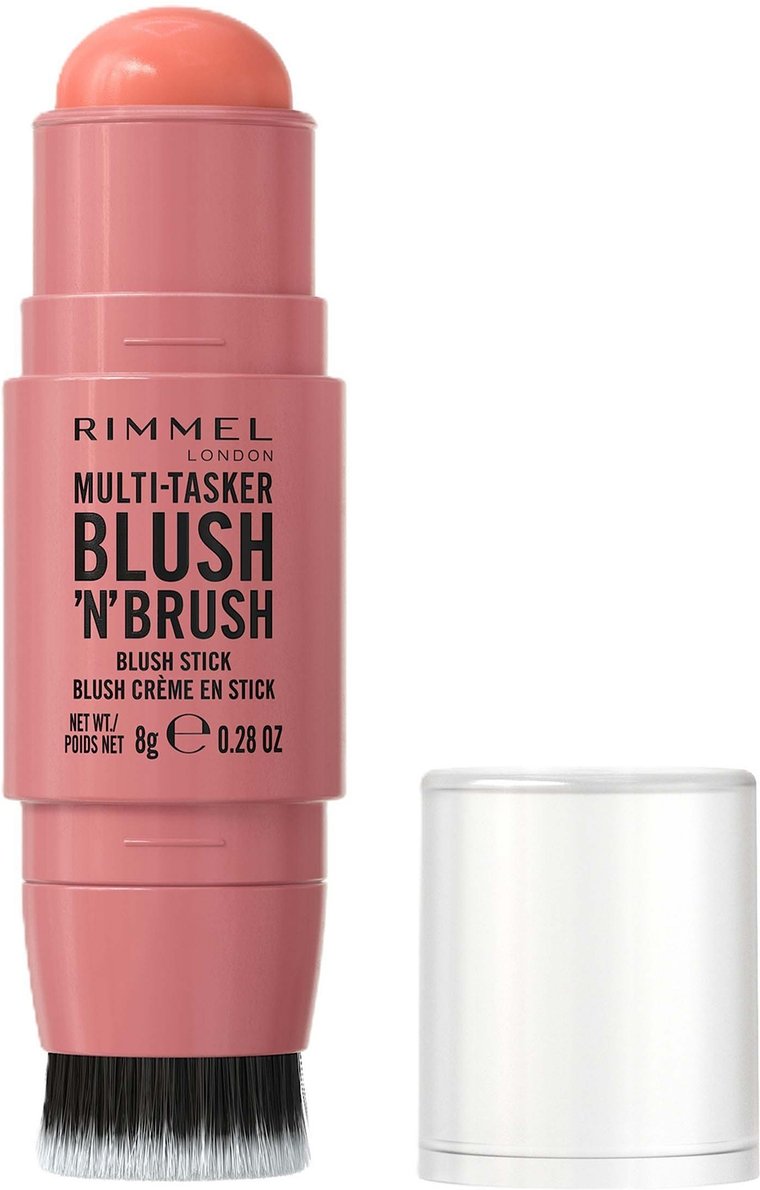 Rimmel Multi-Tasker Blush'N'Brush 8g (Various Shades) - 100 Cotton Candy