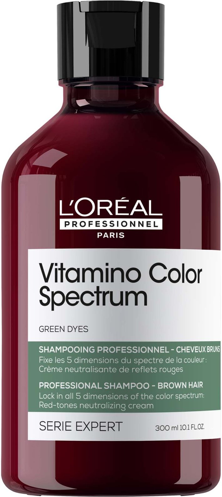 Thumbnail - L'Oréal Professionnel Vitamino Color Spectrum Green Tinted Shampoo For Dark Brown Coloured Hair 300ml