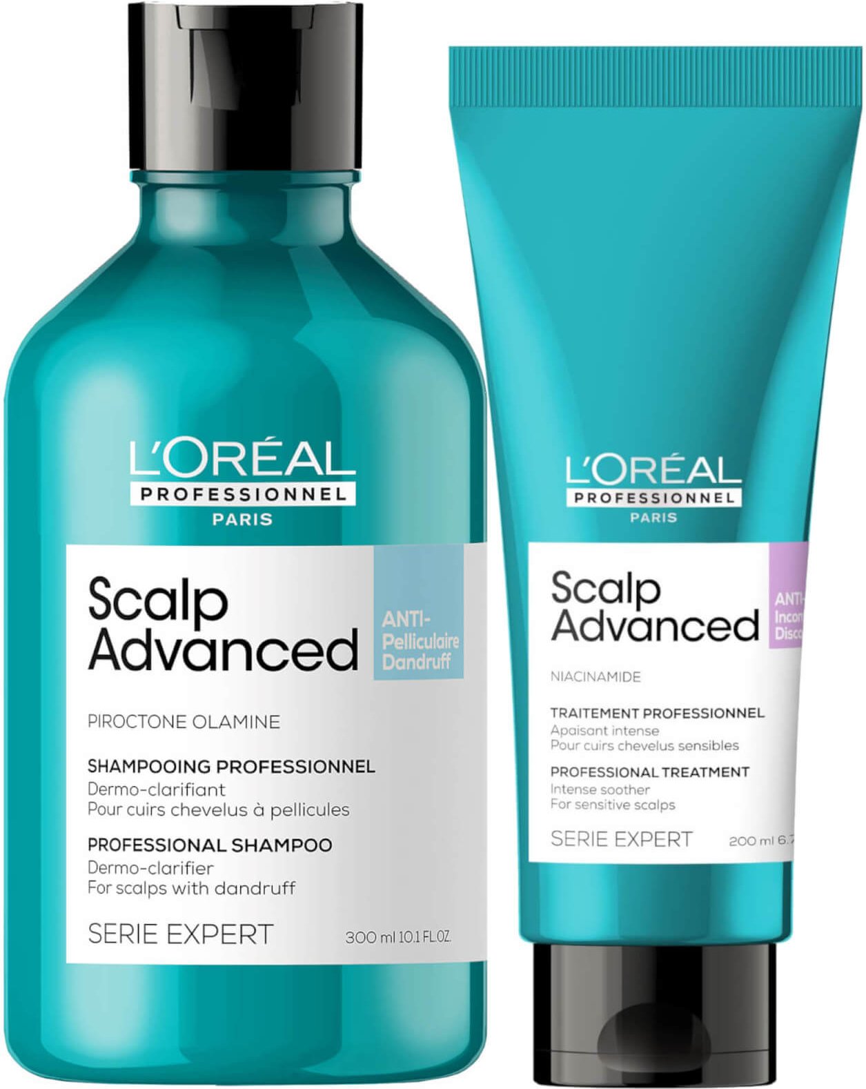 L'Oréal Professionnel Serié Expert Scalp Advanced Anti-Dandruff Shampoo and Hair Treatment Routine