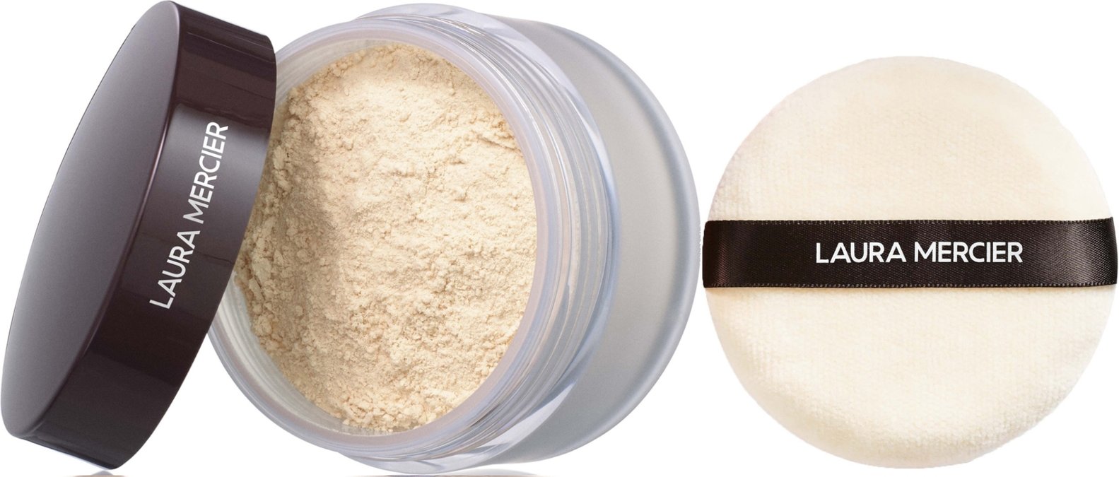 Laura Mercier Translucent Loose Setting Powder 29g & Velour Puff Set -Translucent