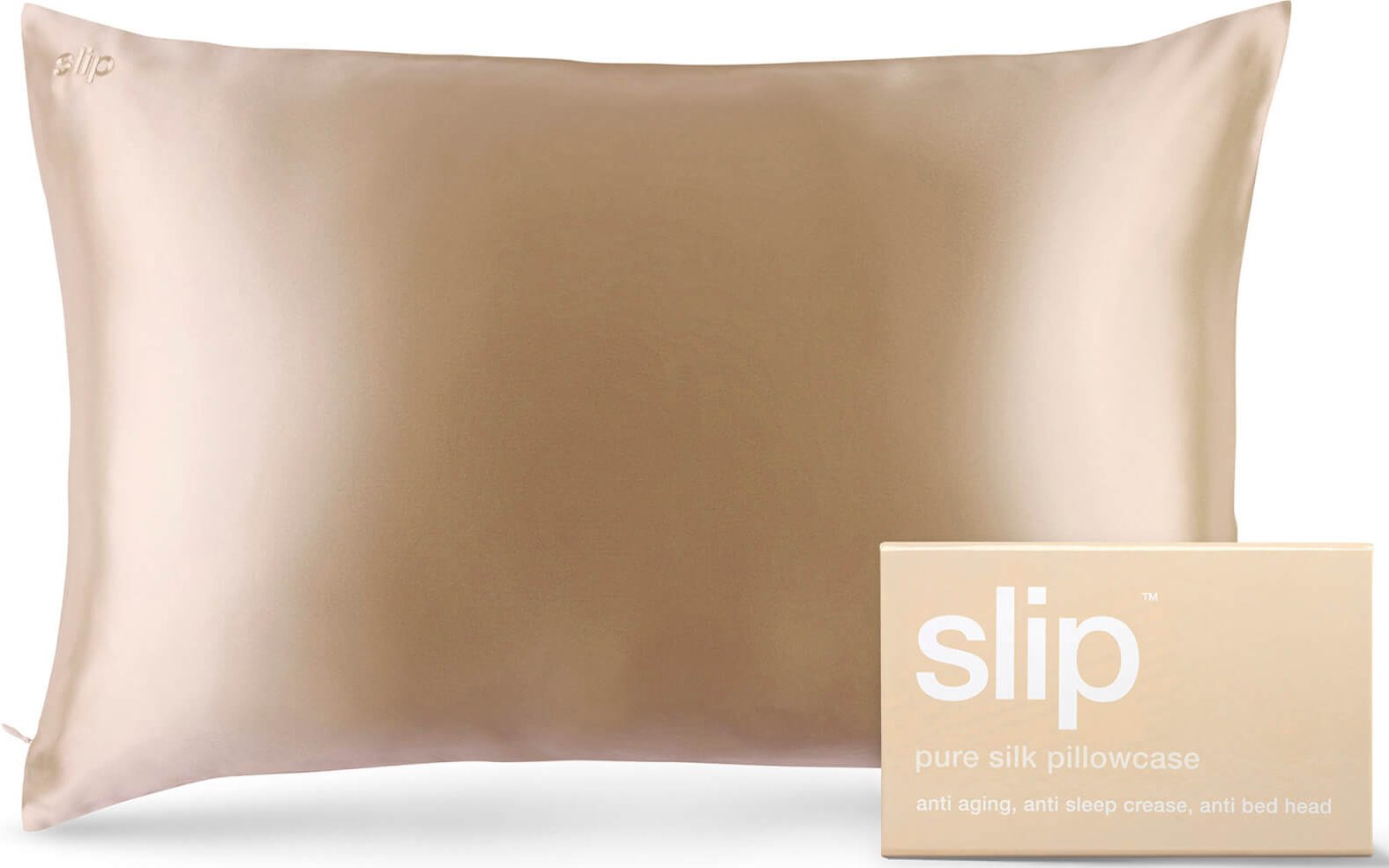 Slip Silk Pillowcase - Queen - Caramel