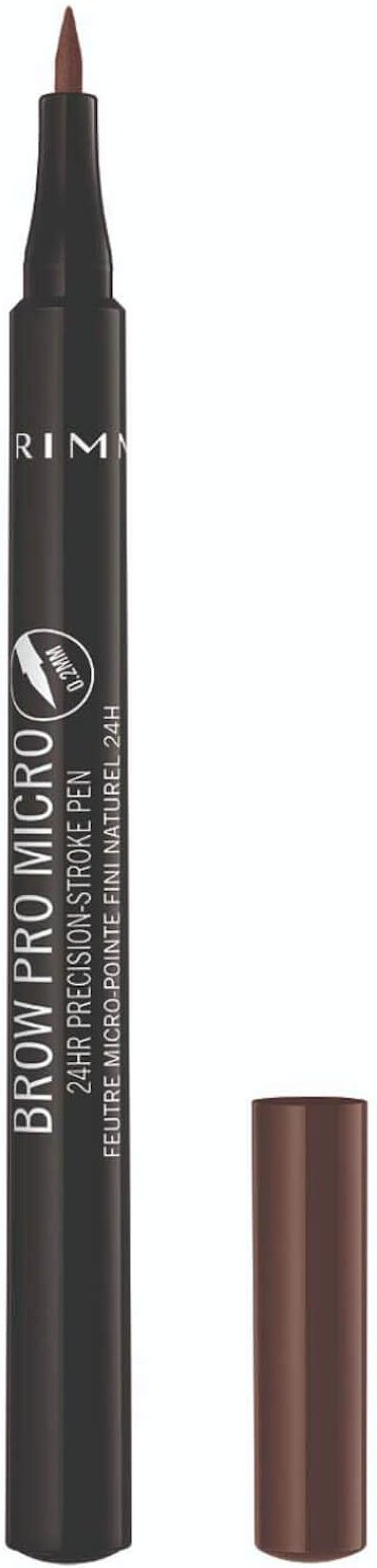 Rimmel Brow Pro Micro 24HR Precision-Stroke Pen 1ml (Various Shades) - 003 Soft Brown
